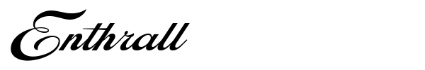 Enthrall font preview